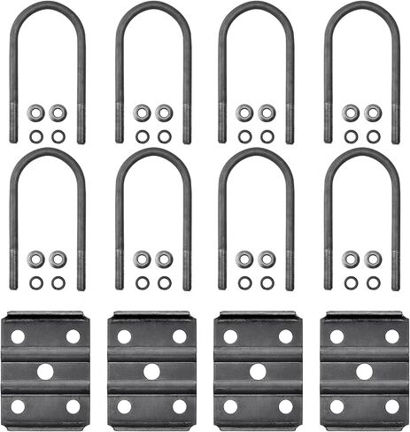 SPARKWHIZ Trailer U Bolt Kit, 5-1/2 inch U Bolt for 3,500 lb Trailer Axle, 2-3/8" Round Axle, 1/2" Diameter in Saudi Arabia