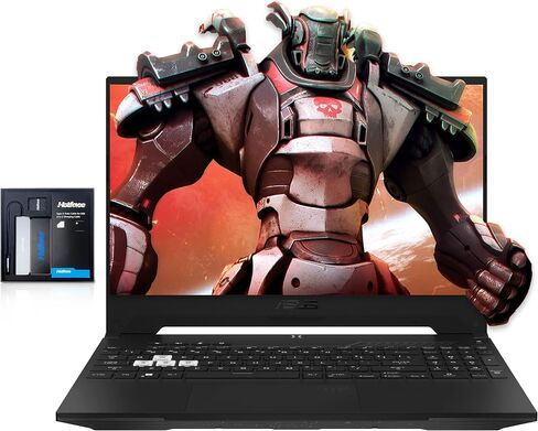 ASUS 2022 TUF Dash 15.6" 144Hz Gaming Laptop, Intel 12th Core i7-12650H, 40GB DDR5 RAM, 1TB PCIe SSD, NVIDIA GeForce RTX 3070 Graphics 8GB, Backlit Keyboard, Win 11 Pro, Black, 32GB USB Card in Saudi Arabia