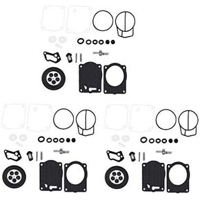 WFLNHB Triple Carburetor Repair Kit Replacement for Yamaha XL XLT 1200 GPR1200 GP1200R XL1200 XLT1200 451469 Carb