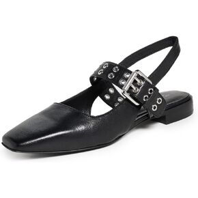 rag & bone Women's Astra Slingback Sandals, Black, 11 Medium US