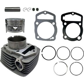 munirater 196CM3 200cc 63.5mm Bore Cylinder Piston Rings Kit Replacement for ATC 200