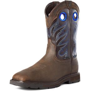 ARIAT للرجال الأساس الأساس المقاوم للماء الصلب الحذاء العمل الغربي