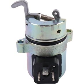 Fuel Shut Off Solenoid Valve Compatible with Deutz BF4M1011F F2L1011 F3L1011 BF4L1011 F4L1011 F2M1011 BF4M1011 for Bobcat A220 A300 442 864 863 S250 T200 4270581 04175714