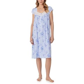 Eileen West Womens Waltz Cap Sleeve Nightgown