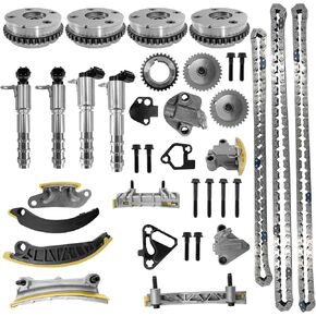 9-0753S Engine Timing Chain Kit VVT Gear Compatible with Chevy Equinox for Cadillac CTS for GMC Acadia for Buick LaCrosse for Saturn 3.0L 3.6L