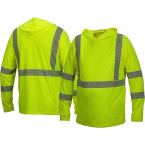 Pyramex Workwear Pullover Hoodie Long Sleeve HI VIS ANSI Type R Class 3