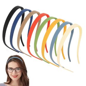 CAVETEE Headbands for Women, 8 Pack Womens Headbands for Glasses Wearers Non Slip Elastic Hairbands Cute Hair Accessories for Women & Girls