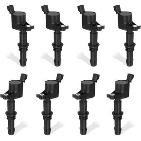 Ignition Coil Pack Set of 8 Compatible with 2004 2005 2006 2007 2008 Ford F150 Expedition Explorer F350 F250 F450 Super Duty Mustang 5.4L 4.6L Lincoln Navigator Mark LT 6.8L V8 V10 for FD508 DG511