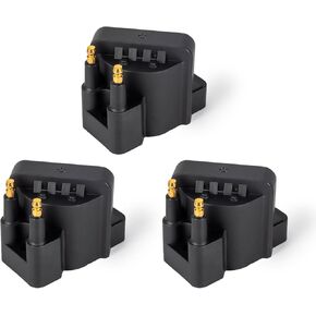 ENA Set of 3 Ignition Coil Pack Compatible with Buick Cadillac Chevrolet Oldsmobile Pontiac Allure LeSabre Camaro Impala 88 98 Bonneville Firebird 3.8L V6 Replacement For C849 DR39 5C1058 E530C D555