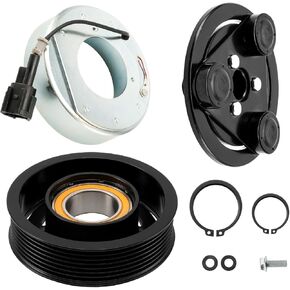 AC Compressor Clutch Kit Pulley Coil - Compatible with for 2008-2013 Ram 1500, 2008-2010 Grand Cherokee, 2010-2013 Ram 2500 157319