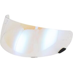Soman Qualifer Helmet Visor Replacement, Qualifer Tinted Shield Visor Compatible with Qualifier Star Vortex RS-1 Revolver UV Protection (Deep Smoke)