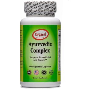 Ayurvedic Complex, 60 Vegetable Capsules, Stress Relief and Energy Support, Non-GMO, Holistic Supplement