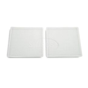 Silipos 15505 Pressure Sensitive Gel Square [Pack of 2] - 4 x 4 in. Silicone Free, Hypoallergenic Adhesive Cushion Strip. Foot Health