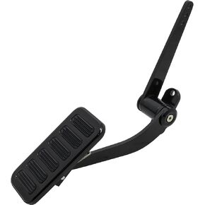 Black Street Rod Throttle Gas Pedal - Compatible/Replacement for Chevy Ford Mopar