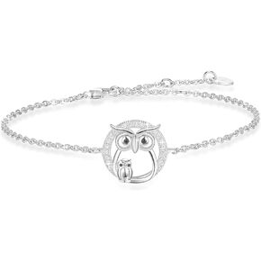 Opal Bracelet Anklet 925 Sterling Silver Adjustable Opal Turquoise Moonstone Bracelets for Women Opal Heart Bracelet Jewelry Gift for Birthday Christmas
