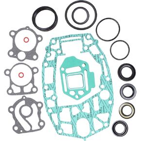 Outboard Engine 6H4-W0001-20 6H4-W0001-21 6H4-W0001-C0 Lower Gearcase Seal Kit for Yamaha 40HP 50HP Boat Motor Lower Unit Gasket Seal Kit, fit Sierra 18-2792