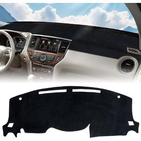 Dash Cover Dashboard Cover Mat Compatible with Pathfinder 2013-2020-Flannel Dash Mat Sunshade UV Protector Non-Slip
