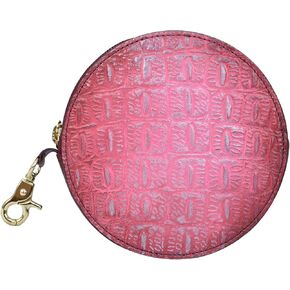 Anuschka Women's Original Hand Painted Genuine Vegetable Tanned Leather Round Coin Purse