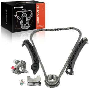 A-Premium Engine Timing Chain Kit W/Sprocket & Tensioner & Guide Compatible with Chevrolet, GMC, Buick & Cadillac - Equinox, Malibu, Traverse, Impala, Terrain, Acadia, Camaro, Colorado, LaCrosse, CTS