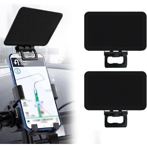 Phone Sunshade Cover Outdoor UV Protection Anti-Reflection Anti-Glare Sunshade, Portable Foldable Sun Visor Easy to Install Multi-Angle Clip-On Sun Visor for Phone (1)