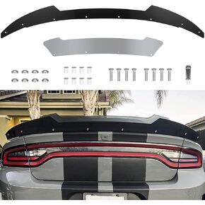 Venom V2 Wickerbill Spoiler for Dodge Charger 2015-2023 SRT Hellcat ScatPack Add-on Rear Spoiler with RivNut Tool