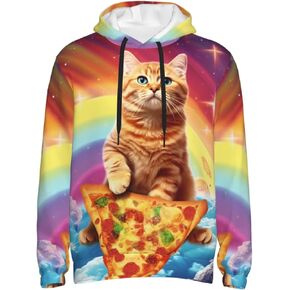 Flaming Skull Hoodies For Men Funny 3d Print Graphic Sweatshirt Unisex Pullover With Big Pockets