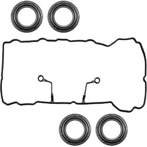 Engine Valve Cover Gasket & Grommets, Compatible with Elantra 11-19, Sonata Hybrid 16-19, Tucson 15-19, Forte 14-16, Optima 17-19, Soul 12-19, Replace OE# 22441-2E000,VS50824R
