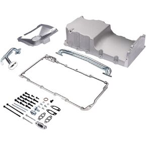 LS Engine Front Sump Oil Pan Retro Kit Placeming لـ Chevy LS1 LS2 LS3 LSX 6.2 6.0 5.3 4.8L 81076