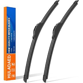 HULADAED® 22'' 22'' Silicone Windshield Wiper Blades Replacement for Ford Explorer 2004-2002 Ford Expedition 2023-2008 Ford F150 2023-1997, All Weather Front Wipers Blade Set - OEM Quality, 2 Pack