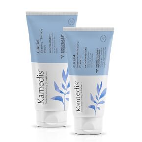 KAMEDIS Eczema Therapy Soothing Body Cream & Wash Kit. Botanicals-Based. Clinically Proven For Itchy Relief, Dry & Sensitive Skin. Dermatologist Recommended Moisturizing Treatment. SLS & Paraben Free