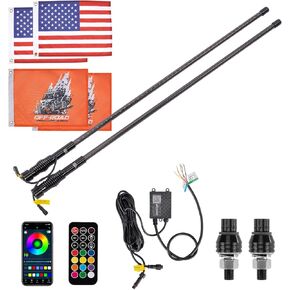 kemimoto 2pcs 3ft 3ft lights for جنبًا