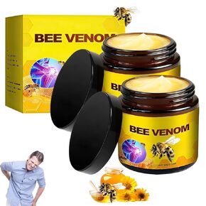 Bee Venom Cream,Bee Venom Bone Cream,Relaxed Joints,Suitable For The Back,Knees,Hands,Neck,And Feet(2PCS)