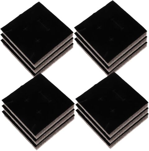 Luxshiny 20pcs Box Jewelry Box Necklace Sponge Pad Jewelry Organizer Inserts Ring Display Foam Pad Ring Display Pad Earring Sponge Liner Jewelry Display Pad Jewelry Insert Tray Boxes Velvet in Saudi Arabia