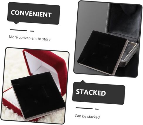 Luxshiny 20pcs Box Jewelry Box Necklace Sponge Pad Jewelry Organizer Inserts Ring Display Foam Pad Ring Display Pad Earring Sponge Liner Jewelry Display Pad Jewelry Insert Tray Boxes Velvet in Saudi Arabia