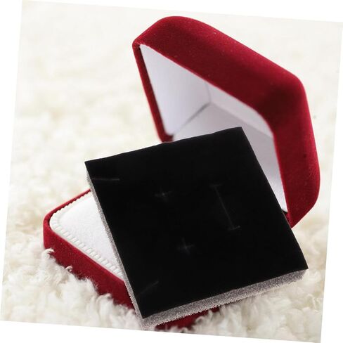 Luxshiny 20pcs Box Jewelry Box Necklace Sponge Pad Jewelry Organizer Inserts Ring Display Foam Pad Ring Display Pad Earring Sponge Liner Jewelry Display Pad Jewelry Insert Tray Boxes Velvet in Saudi Arabia