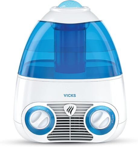 Vicks Starry Night Cool Moisture Humidifier with Projector & VapoPad Scent Pad Heater, Pink in Saudi Arabia