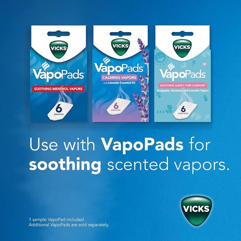 Vicks Starry Night Cool Moisture Humidifier with Projector & VapoPad Scent Pad Heater, Pink in Saudi Arabia