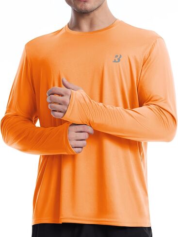 Roadbox Men's UPF 50+ UV Sun Protection Shirts, SPF Long Sleeve Lightweight Water Swim Rash Guard for Fishing Running Hiking in Saudi Arabia