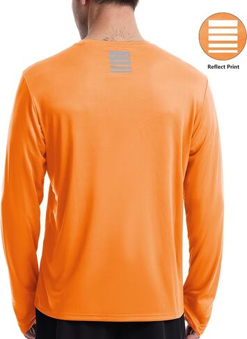 Roadbox Men's UPF 50+ UV Sun Protection Shirts, SPF Long Sleeve Lightweight Water Swim Rash Guard for Fishing Running Hiking in Saudi Arabia