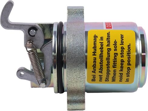 أغلق الوقود من صمام الملف اللولبي متوافق مع Deutz BF4MM1011F F2L1011 F3L1011 BF4L1011 F4L1011 F2M1011 BF4M1011 لبوبكات A220 A300 442 864 863 S250 T200 4270581 04175714 in Kuwait