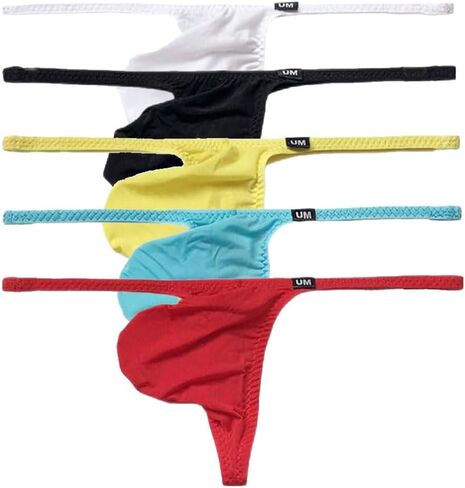 COMLIFE Men's Sexy Big Pouch Briefs Playful Semi-transparent Ice Silk Underwear in Saudi Arabia