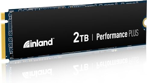 INLAND 1TB Gaming Performance Plus NVMe Internal Gaming SSD Solid State Drive with Heatsink Optimized for PS5 - Gen4 PCIe, M.2 2280, DRAM Cache, 176-Layer TLC 3D NAND Flash, Up to 7000MB/s in Kuwait