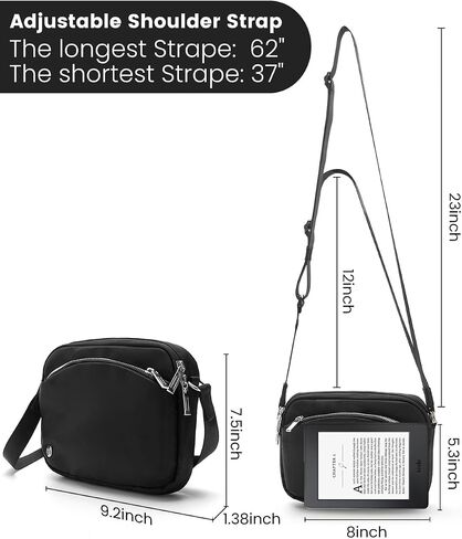 حقيبة Crossbody Womens ، حقيبة كتف الهاتف الأنيقة المضادة للسرقة. in Kuwait