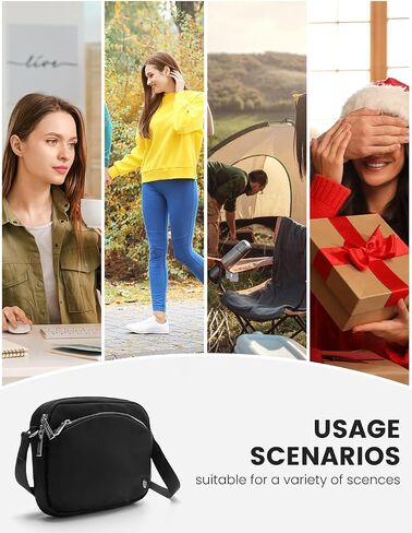 حقيبة Crossbody Womens ، حقيبة كتف الهاتف الأنيقة المضادة للسرقة. in Kuwait