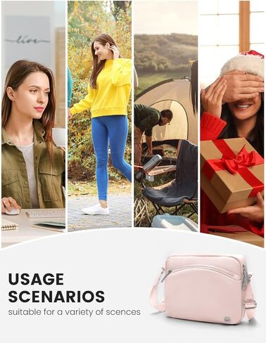 حقيبة Crossbody Womens ، حقيبة كتف الهاتف الأنيقة المضادة للسرقة. in Kuwait