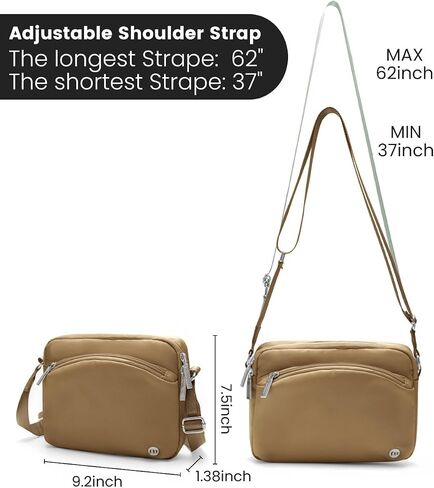 حقيبة Crossbody Womens ، حقيبة كتف الهاتف الأنيقة المضادة للسرقة. in Kuwait