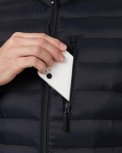 32 Degrees Heat Men's Lightweight Poly-Fill Packable Vest | Zippered Pockets | Layering | Water Repellent in Saudi Arabia