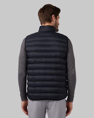 32 Degrees Heat Men's Lightweight Poly-Fill Packable Vest | Zippered Pockets | Layering | Water Repellent in Saudi Arabia