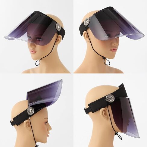 WITHMOONS Sun Shield UV Protection Visor Face Shield Hat Full Face Shield Sunblock in Saudi Arabia