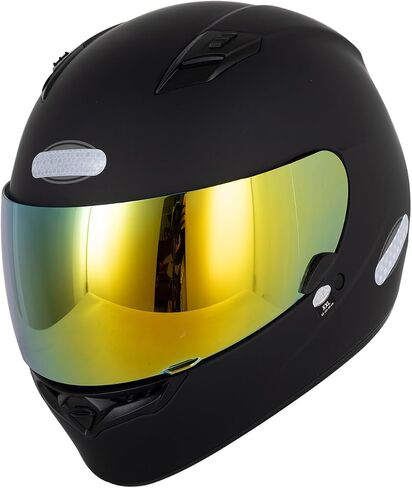 استبدال Soman Cayman Helment Helment Visor ، تصفيات Tructed Shield Visor متوافق مع حماية UV النجمة المؤهلة RS-1 RS-1 (الدخان العميق) in Kuwait